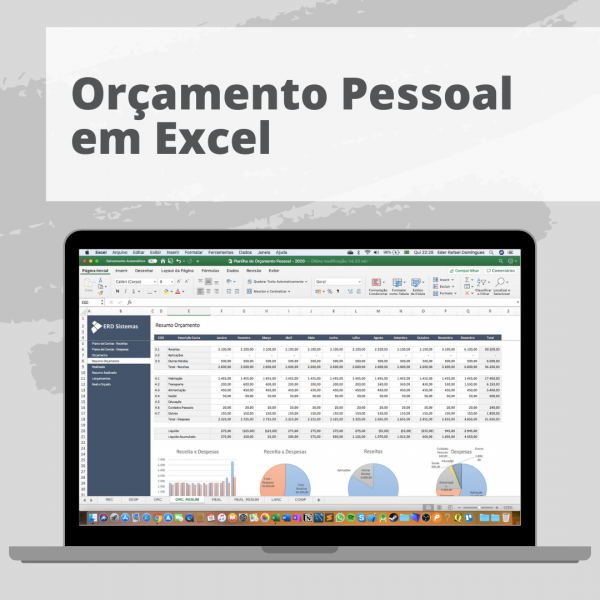 Orçamento Pessoal em Excel